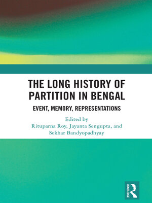 cover image of The Long History of Partition in Bengal